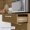 Cozinha Compacta 6P 2G 180 cm Ferrara Freijo Supremo Cp Ripado Freijo KTP