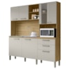 Cozinha Compacta 7P 2G 182 cm Mega Freijo Soft KTP