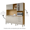 Cozinha Compacta 7P 2G 182 cm Mega Freijo Soft KTP