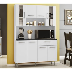 Cozinha Compacta 8 Portas Gabi 15003 Branco PLN