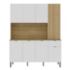 Cozinha Compacta 8P 1G 161 cm Slow Freijo Artico Cp Riscatto Freijo KTP