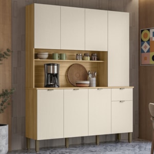 Cozinha Compacta 8P 1G 161 cm Slow Freijo Soft KTP