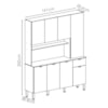 Cozinha Compacta 8P 1G 161 cm Slow Freijo Soft KTP