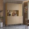 Cozinha Compacta 8P 1G 161 cm Slow Freijo Vanilla Cp Riscatto Freijo KTP