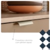 Cozinha Compacta 8P 1G 161 cm Slow Freijo Vanilla Cp Riscatto Freijo KTP