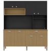 Cozinha Compacta 8P 1G 182 cm Core Freijo Nero KTP