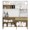 Cozinha Compacta 8P 1G 182 cm Core Freijo Supremo KTP