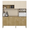 Cozinha Compacta 8P 1G 182 cm Core Freijo Vanilla KTP