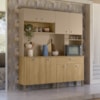Cozinha Compacta 8P 1G 182 cm Core Freijo Vanilla KTP