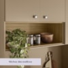 Cozinha Compacta 8P 1G 182 cm Core Freijo Vanilla KTP