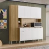 Cozinha Compacta 9P 1G 201 cm Pulse Freijo Artico Cp Riscatto Freijo KTP