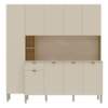 Cozinha Compacta 9P 1G 201 cm Pulse Freijo Soft KTP