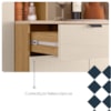 Cozinha Compacta 9P 1G 201 cm Pulse Freijo Soft KTP
