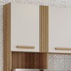 Cozinha Compacta Com Balcao 2012155x51 Atacama Off White ARMoveis