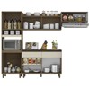 Cozinha Compacta Com Balcao 260CM 10005x17003 Oak Off White PLN