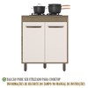 Cozinha Compacta Com Balcao Para Pia LISBCZ4 Oak Off White PLN