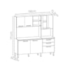Cozinha Compacta Com Tampo 182 cm Mega Freijo Soft KTP