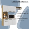 Cozinha Compacta Suspensa 06 Portas 01 Gv 2012145 Atacama Branco ARMoveis