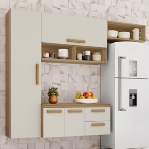 Cozinha Compacta Suspensa 189cm 2012149 Atacama Off White ARMoveis