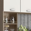 Cozinha Compacta Suspensa 7 Portas 10019 Mila Carvalho Oak Off White PLN