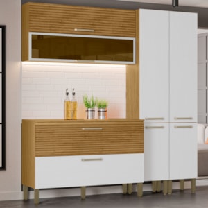 Cozinha Modulada 05 Peças 193cm 8401AM Freijo Sup Rip Freijo KTP