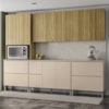 Cozinha Modulada 07 Peças 222cm 3034ART Freijo Vanilla Riscatto Freijo KTP