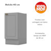 Cozinha Modulada 11 Pecas 240 cm CE381 Americana Cinza Calcare Henn