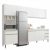 Cozinha Modulada 12 Portas 4 Gavetas 280 cm Andreia Branco REAJL Moveis