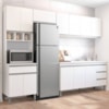 Cozinha Modulada 12 Portas 4 Gavetas 280 cm Andreia Branco REAJL Moveis