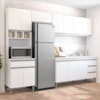 Cozinha Modulada 12 Portas 4 Gavetas 280 cm Andreia Branco REAJL Moveis