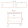 Cozinha Modulada 3 Modulos 160 cm GLOR Branco Neve MXM