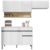 Cozinha Modulada 3 Pecas Balcao Com Tampo Line Supremo Cp Freijo KTP