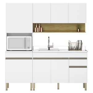 Cozinha Modulada 3 Pecas Balcao Pia 3023 Line Supremo Cp Freijo KTP