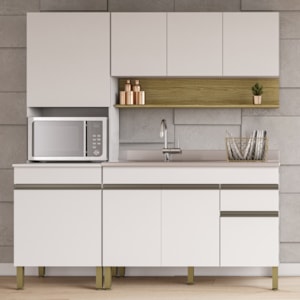 Cozinha Modulada 3 Pecas Balcao Pia 3023 Line Supremo Cp Freijo KTP