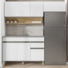 Cozinha Modulada 3 Pecas Balcao Pia Line Supremo Cp Freijo KTP