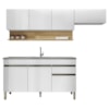 Cozinha Modulada 3 Pecas Com Balcao Pia Line Supremo Cp Freijo KTP