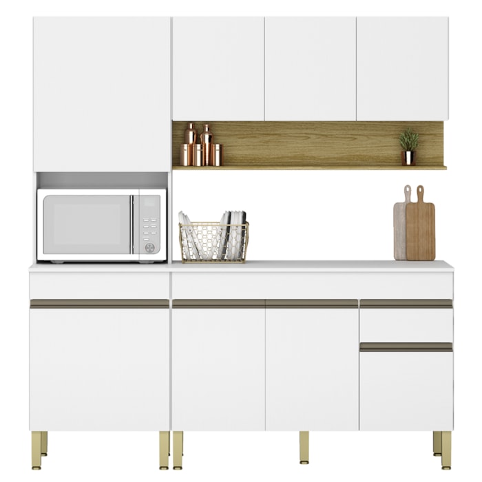 Cozinha Modulada 3 Pecas Line Supremo Cp Freijo KTP