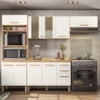 Cozinha Modulada 4 Peças 17010 Freijo Off White Cristal Nicioli