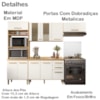 Cozinha Modulada 4 Peças 17010 Freijo Off White Cristal Nicioli