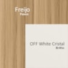 Cozinha Modulada 4 Peças 17010 Freijo Off White Cristal Nicioli