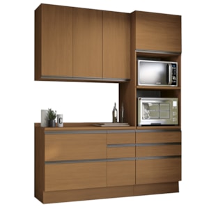 Cozinha Modulada 4 Pecas 190 cm G750 Maxxi Canela Kappesberg Cozinha Modulada 4 Pecas 190 cm G750 Maxxi Canela Kappesberg