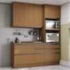 Cozinha Modulada 4 Pecas 190 cm G750 Maxxi Canela Kappesberg