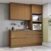 Cozinha Modulada 4 Pecas 190 cm G750 Maxxi Canela Kappesberg