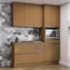 Cozinha Modulada 4 Pecas 190 cm G751 Maxxi Canela Kappesberg