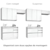 Cozinha Modulada 4 Pecas 200 cm MDP Maxxi Canela Kappesberg