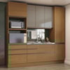 Cozinha Modulada 4 Pecas 240 cm MDP Maxxi Canela Kappesberg