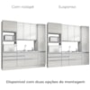 Cozinha Modulada 4 Pecas 240 cm MDP Maxxi Canela Kappesberg