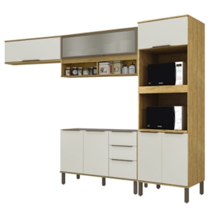 Cozinha Modulada 4 Pecas 270 cm Vera Marrocos Off White MXM