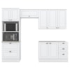 Cozinha Modulada 4 Pecas 272 cm CE373 Americana Branco Calcare Henn