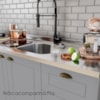 Cozinha Modulada 4 Pecas 272 cm CE373 Americana Cinza Calcare Henn